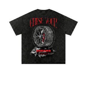 Chase Your Dreams Graphic Mineral Washed