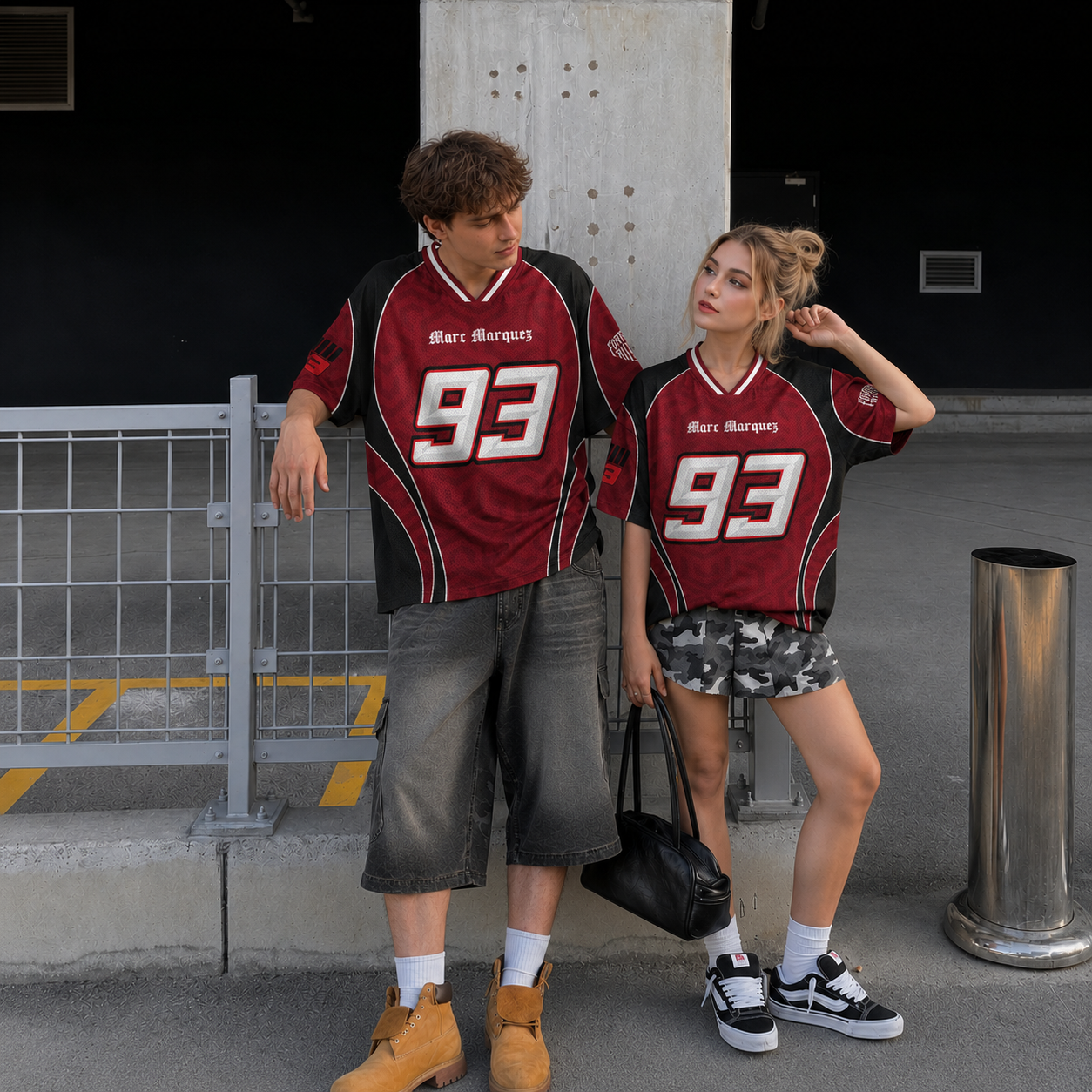 'MT' Marc 93 Ducati Racing Mesh Football Jersey