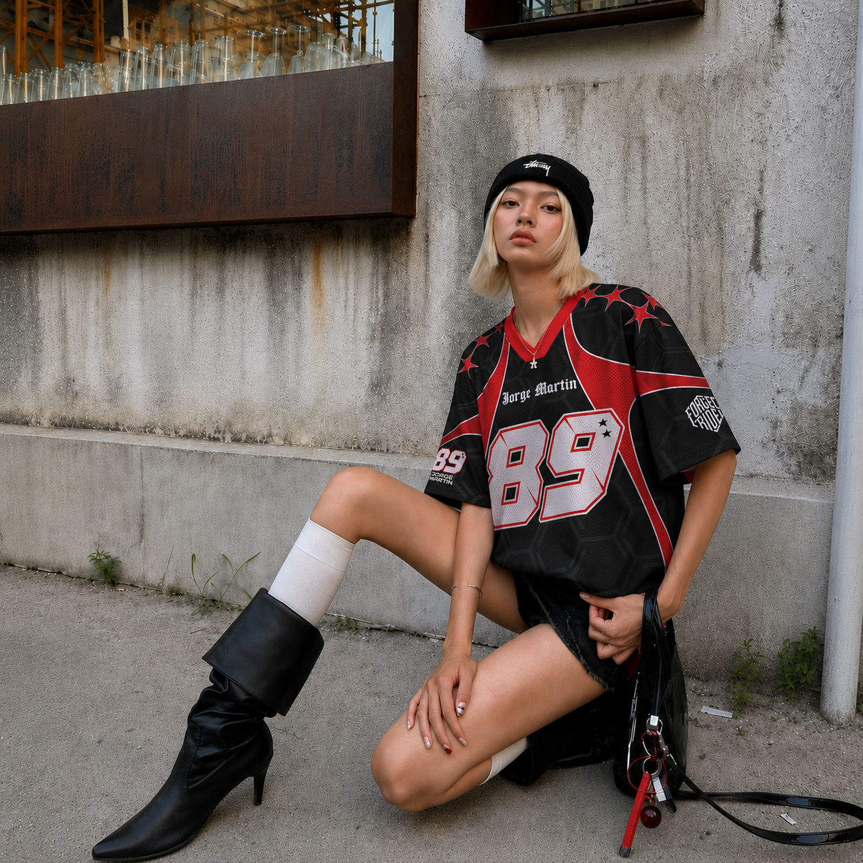 'MT' Martin 89 Racing Mesh Football Jersey