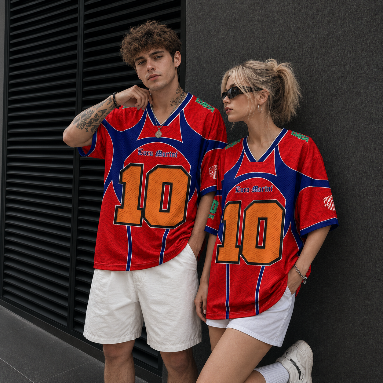 'MT' Luca #10 HRC Racing Mesh Football Jersey