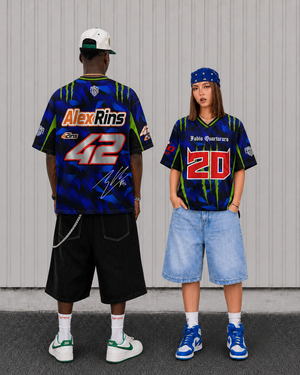 'MT' El Diablo 20 Monster Racing Mesh Football Jersey