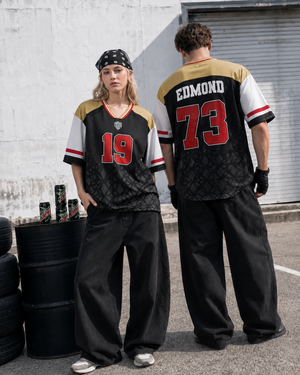 [Personalized] CA Racing Name & Number - Mesh Football Jersey