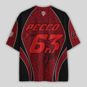 'MT' Pecco 63 Ducati Racing Mesh Football Jersey