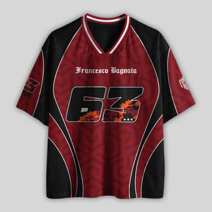'MT' Pecco 63 Ducati Racing Mesh Football Jersey