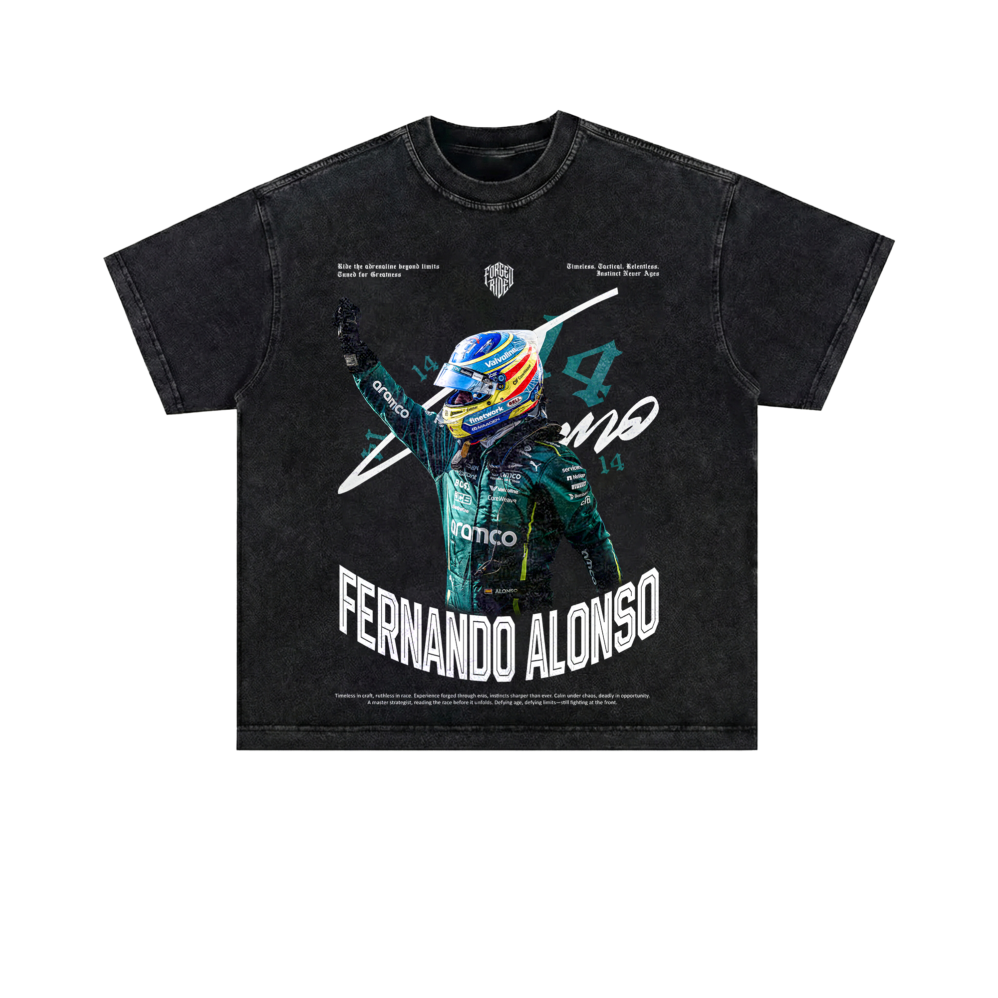 Alonso FA14 F1 Driver Martin Graphic Mineral Washed