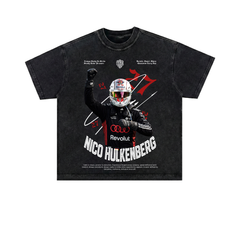 Nico F1 Number 27 Racing Fan Gear Mineral Washed