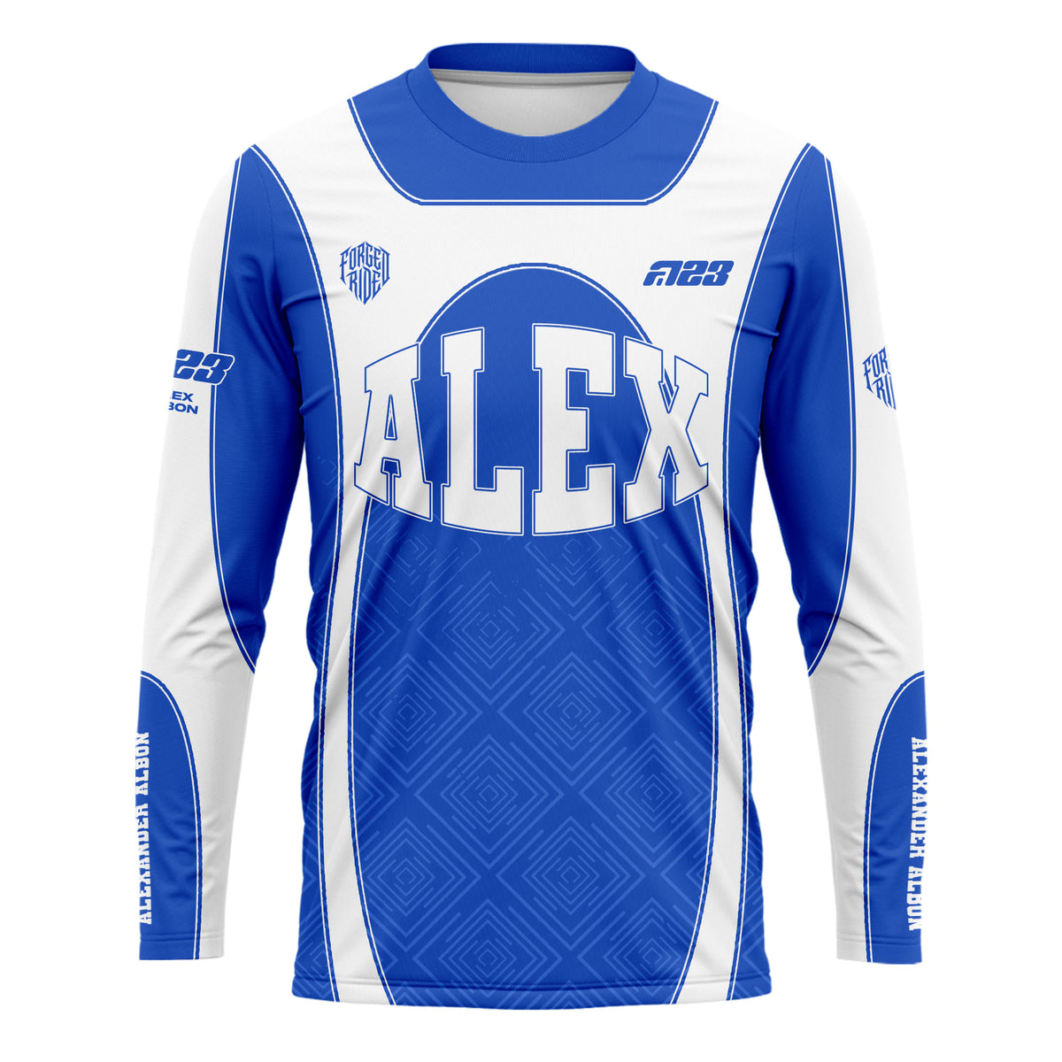 [HJ] Albon #23 Graphic Long Sleeve Jersey - Racing Shirt