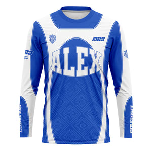 [HJ] Albon #23 Graphic Long Sleeve Jersey - Racing Shirt