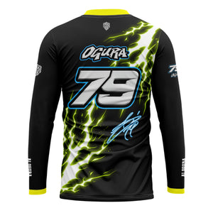 [HJ] Ogura #79 Racing Long Sleeve Jersey - Driver Apparel