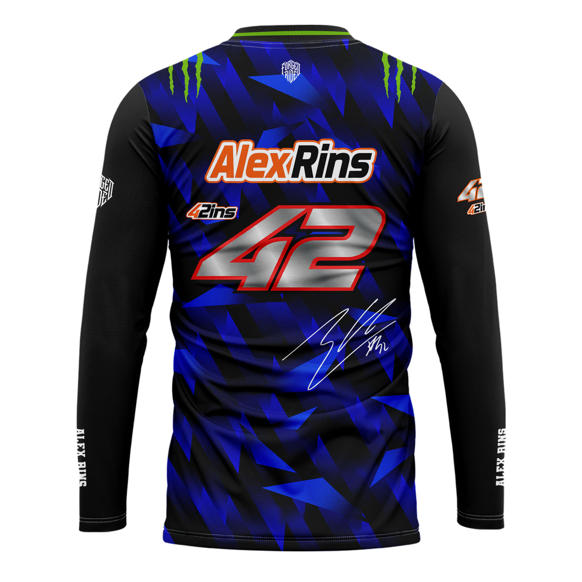 [HJ] Alex #42 Long Sleeve Racing Jersey - Driver Apparel