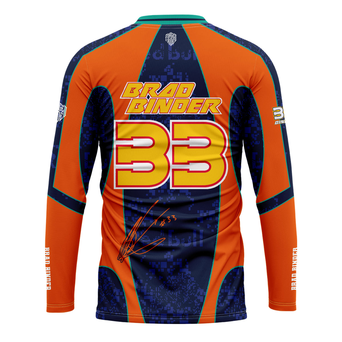 [HJ] Binder #33 Long Sleeve Racing Jersey - Racing Fan Apparel