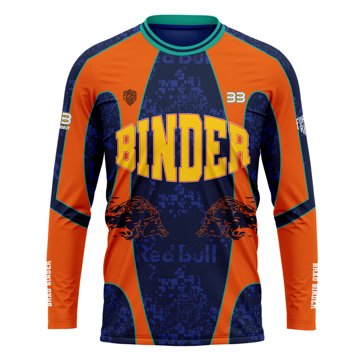 [HJ] Binder #33 Long Sleeve Racing Jersey - Racing Fan Apparel