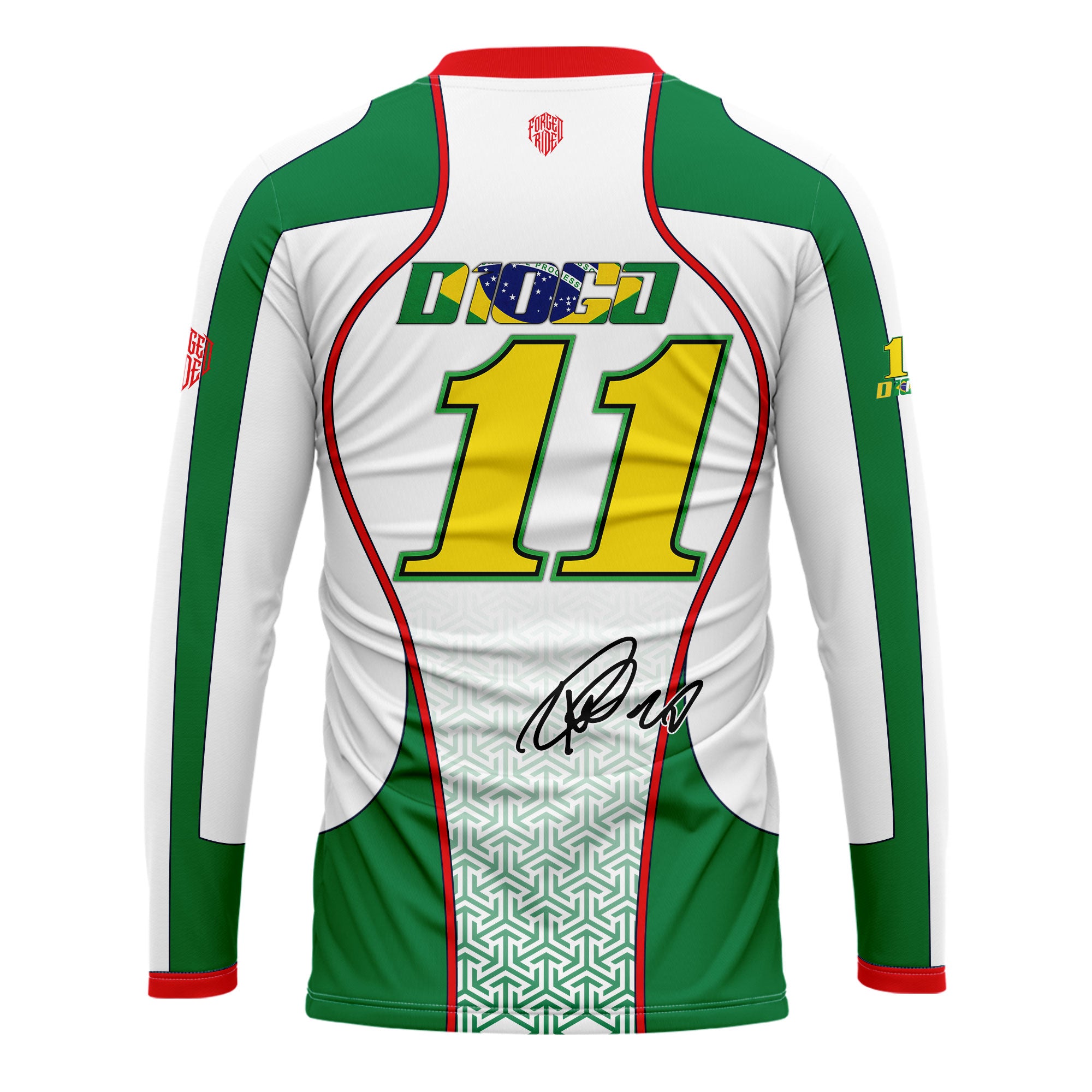 [HJ] Diogo #11 Long Sleeve Racing Jersey - Racing Fan Apparel