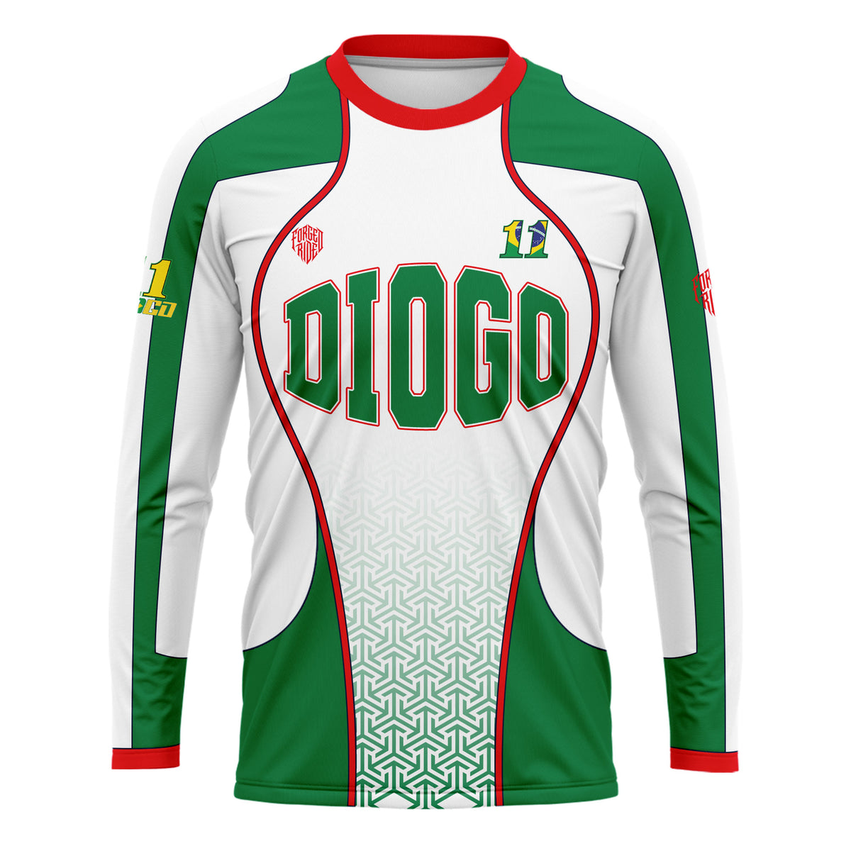 [HJ] Diogo #11 Long Sleeve Racing Jersey - Racing Fan Apparel