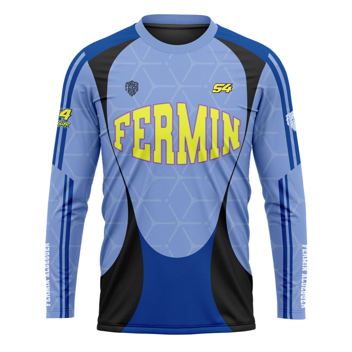 [HJ] FA54 Fermin Long Sleeve Racing Jersey - Racing Fan Apparel