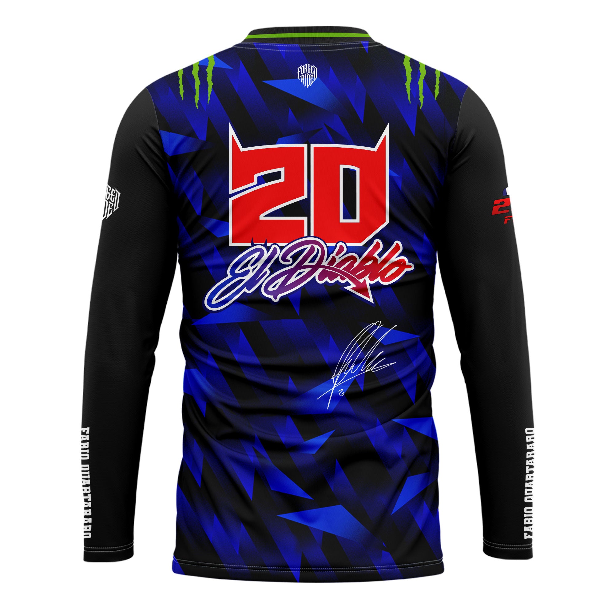 [HJ] Quartararo #20 Long Sleeve Racing Jersey - Driver Apparel