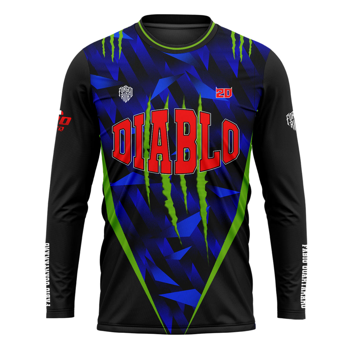 [HJ] Quartararo #20 Long Sleeve Racing Jersey - Driver Apparel