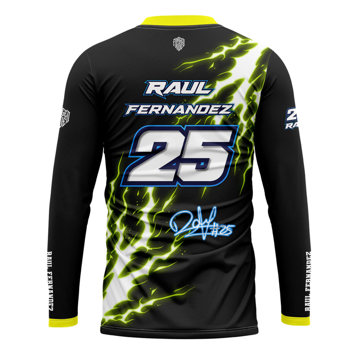 [HJ] Fernandez #25 Racing Long Sleeve Jersey - Driver Apparel