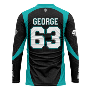 [HJ] GR63 #12 Long Sleeve Racing Jersey - George Driver Apparel
