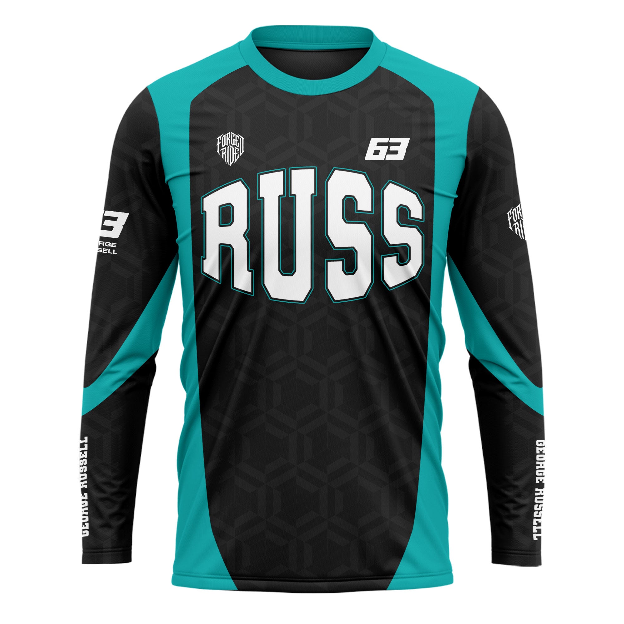 [HJ] GR63 #12 Long Sleeve Racing Jersey - George Driver Apparel