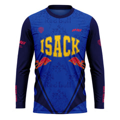 [HJ] Isack #6 RB Long Sleeve Racing Jersey - #6 Fan Apparel