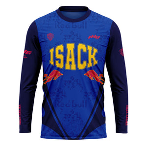 [HJ] Isack #6 RB Long Sleeve Racing Jersey - #6 Fan Apparel