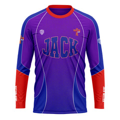 [HJ] Miller #43 Long Sleeve Racing Jersey - Racing Fan Apparel