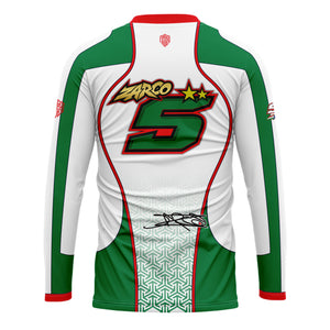 [HJ] Zarco #5 Long Sleeve Racing Jersey - Racing Fan Apparel