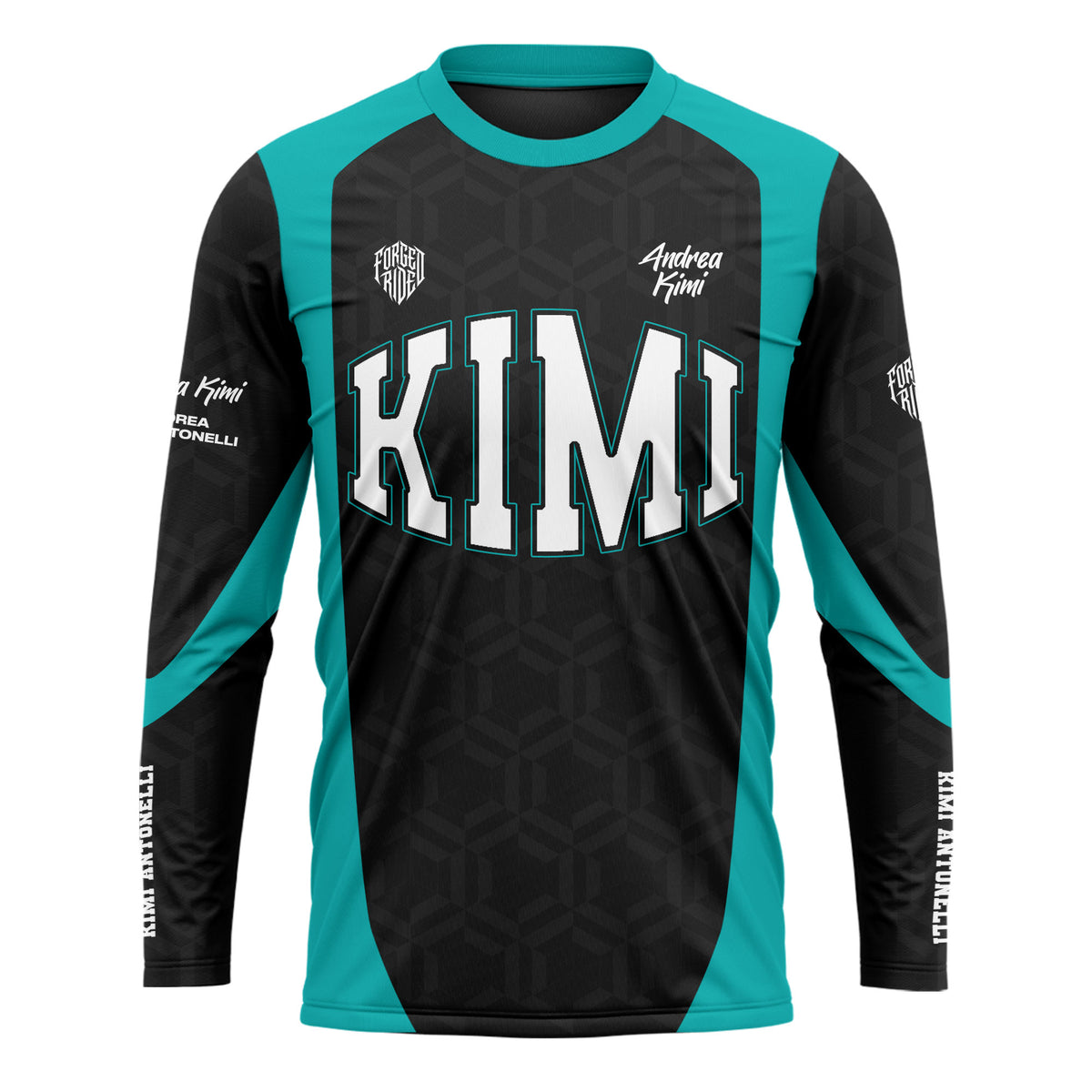 [HJ] Kimi #12 Long Sleeve Racing Jersey - Motorsport Jersey