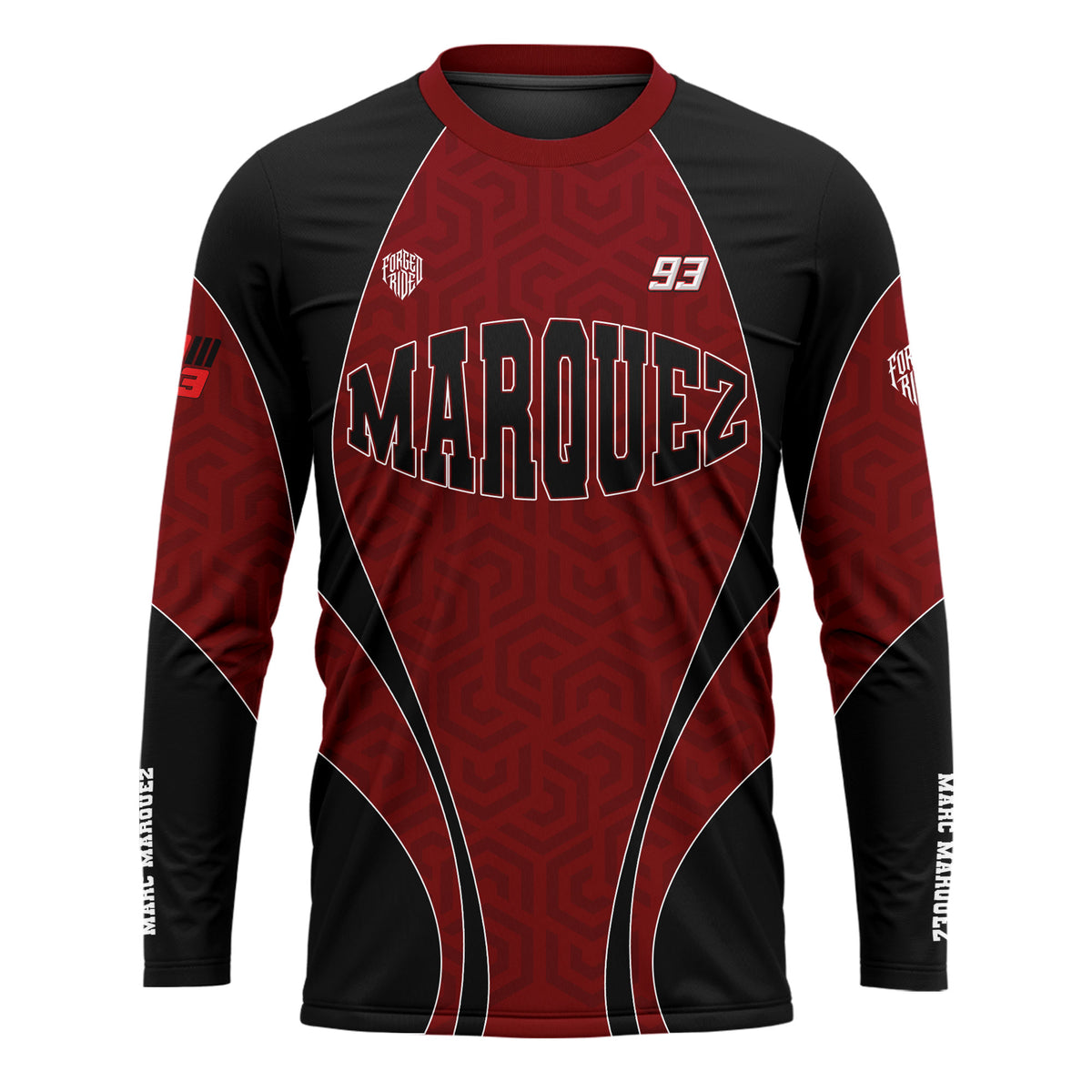 [HJ] Marquez #93 Long Sleeve Racing Jersey - Racing Fan Apparel