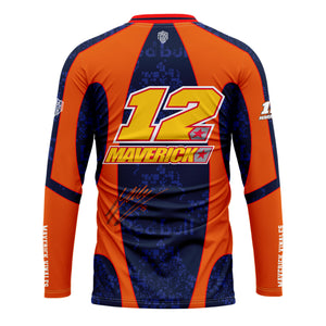 [HJ] Vinales #12 Long Sleeve Racing Jersey - Racing Fan Apparel