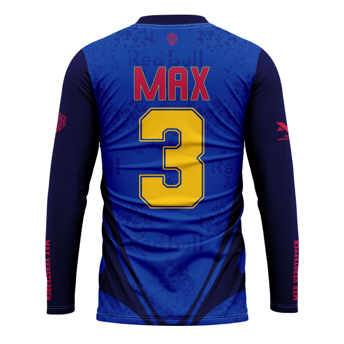 [HJ] MV3 Long Sleeve Racing Jersey - #3 Fan Gear