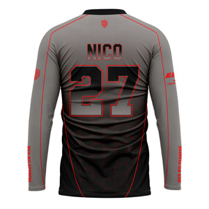 [HJ] Hulk #27 Long Sleeve Racing Jersey - Driver Apparel