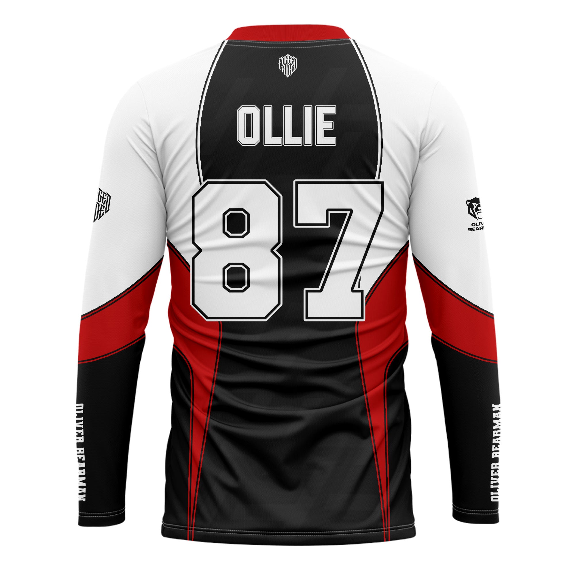 [HJ] Oliver #87 Long Sleeve Racing Jersey - Driver Apparel