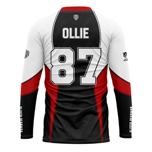 [HJ] Oliver #87 Long Sleeve Racing Jersey - Driver Apparel