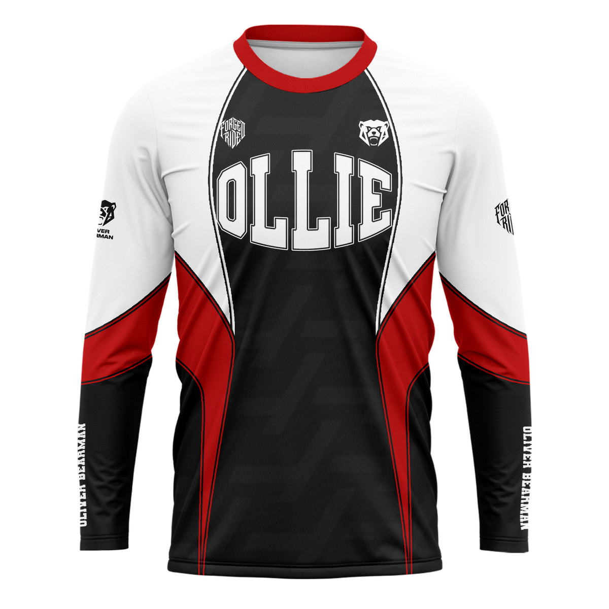 [HJ] Oliver #87 Long Sleeve Racing Jersey - Driver Apparel