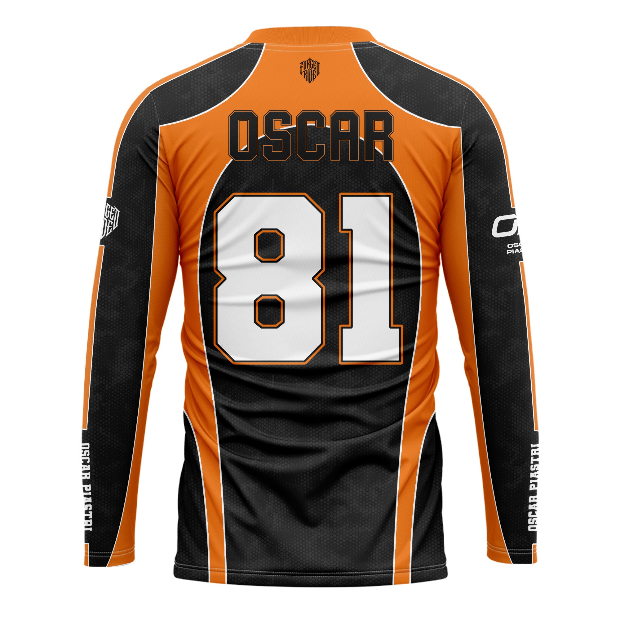 [HJ] Oscar #81 Long Sleeve Racing Jersey - F1 Fan Apparel
