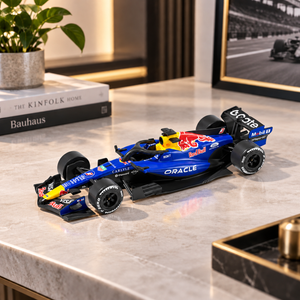 RB Racing Car 3D Printed Gift - F1 Fan Desk Decor