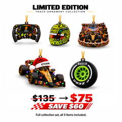 [Limited] Personalized Norris #1 Racing Acrylic Christmas Ornaments - Fan Xmas Gift Set