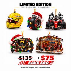 [Limited] Personalized #44 Racing Acrylic Christmas Ornaments -Xmas Tree Hanging Decor