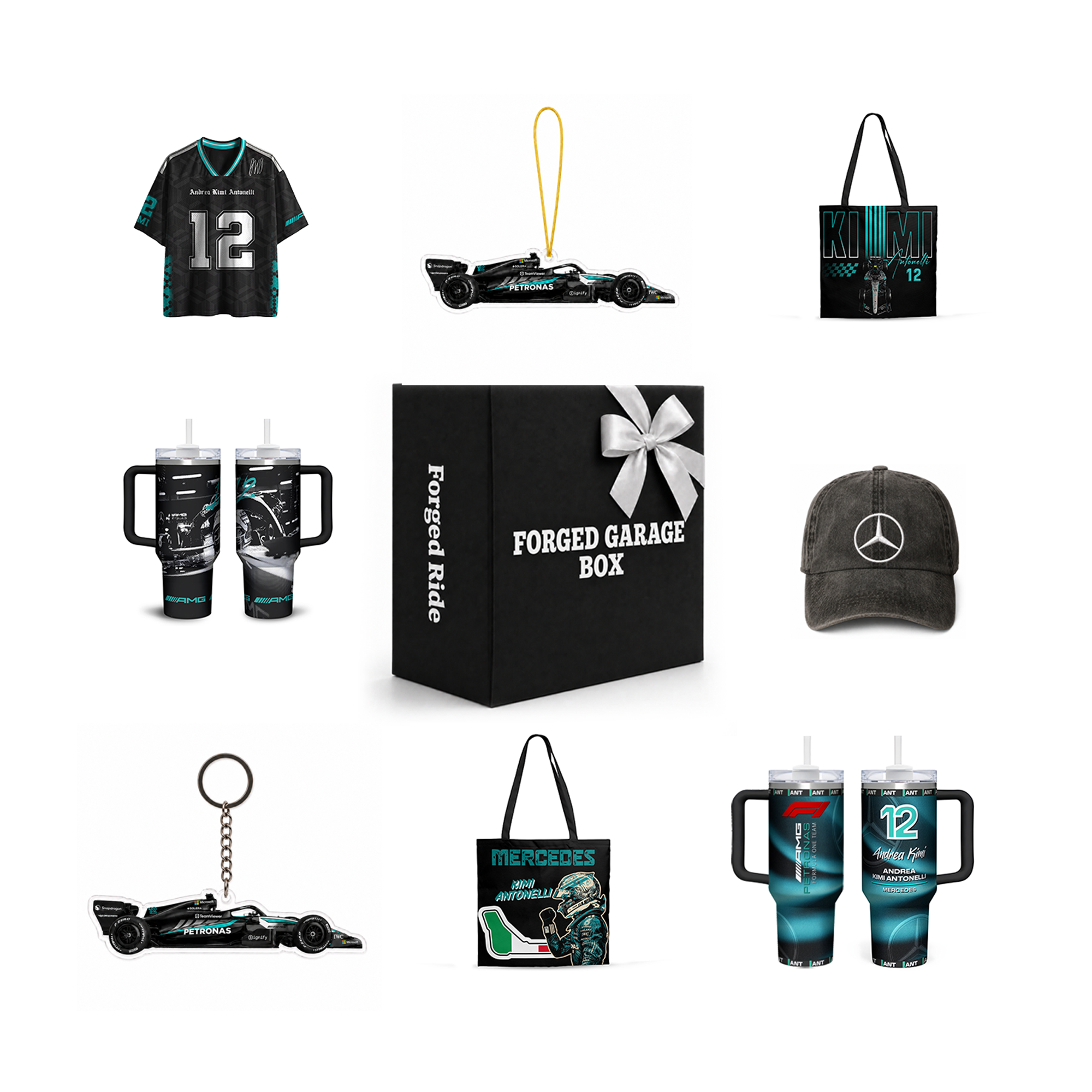 Kimi #12 Racing Mystery Box - Random Surprise Gift Box for Racing Fans
