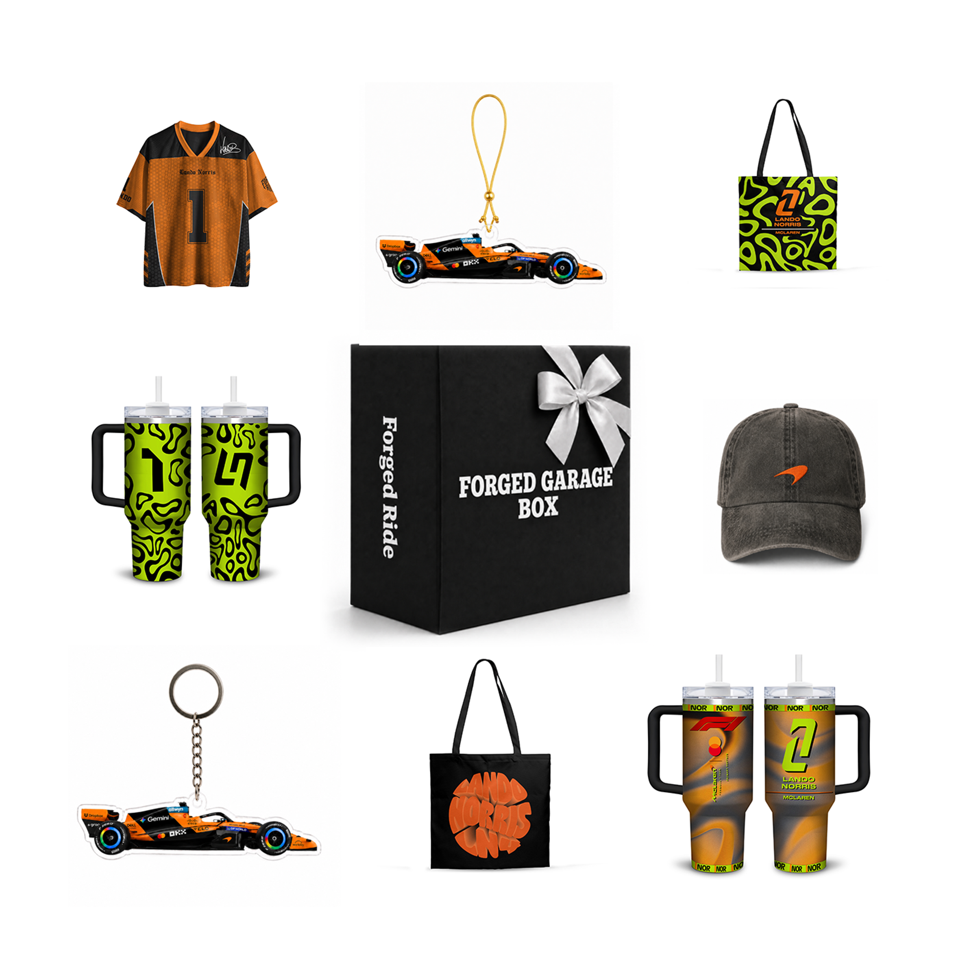 Lando #1 Racing Mystery Box - Random Surprise Gift Box for Racing Fans