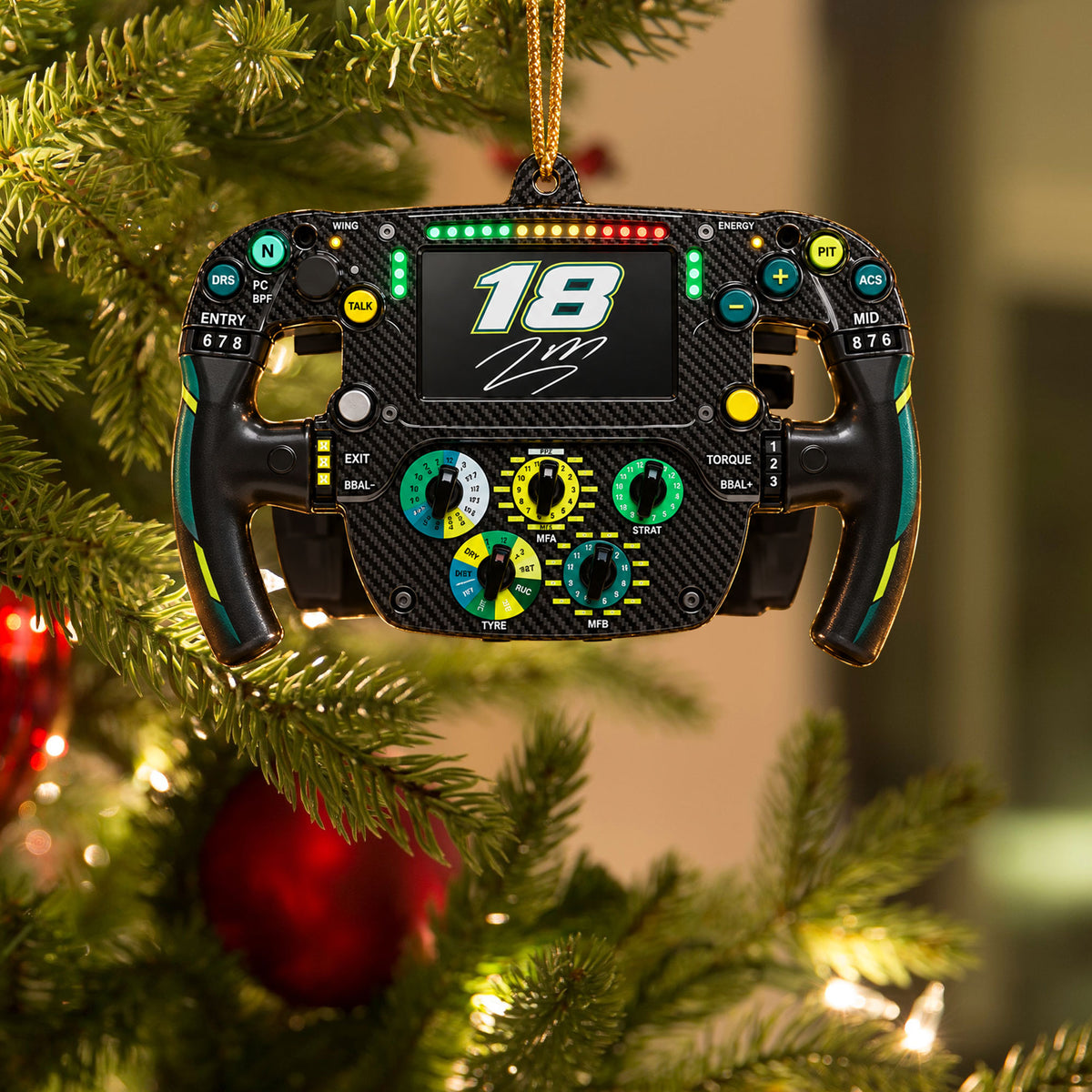 LS18 Racing Suncatcher Ornament - Christmas Tree Ornament