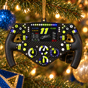 Perez #11 Racing Suncatcher Ornament - Christmas Tree Ornament