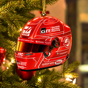 Bearman #31 Helmet Ornament - Racing Christmas Tree Decoration