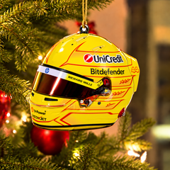 #44 Racing Helmet Christmas Tree Ornament - Holiday Tree Decor