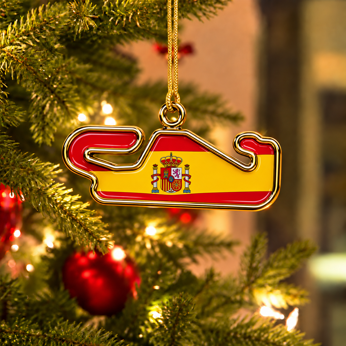 Circuit de Barcelona-Catalunya Spain F1 Christmas Tree Decoration