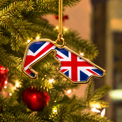 Circuit UK Christmas Tree - Track Christmas Decoration