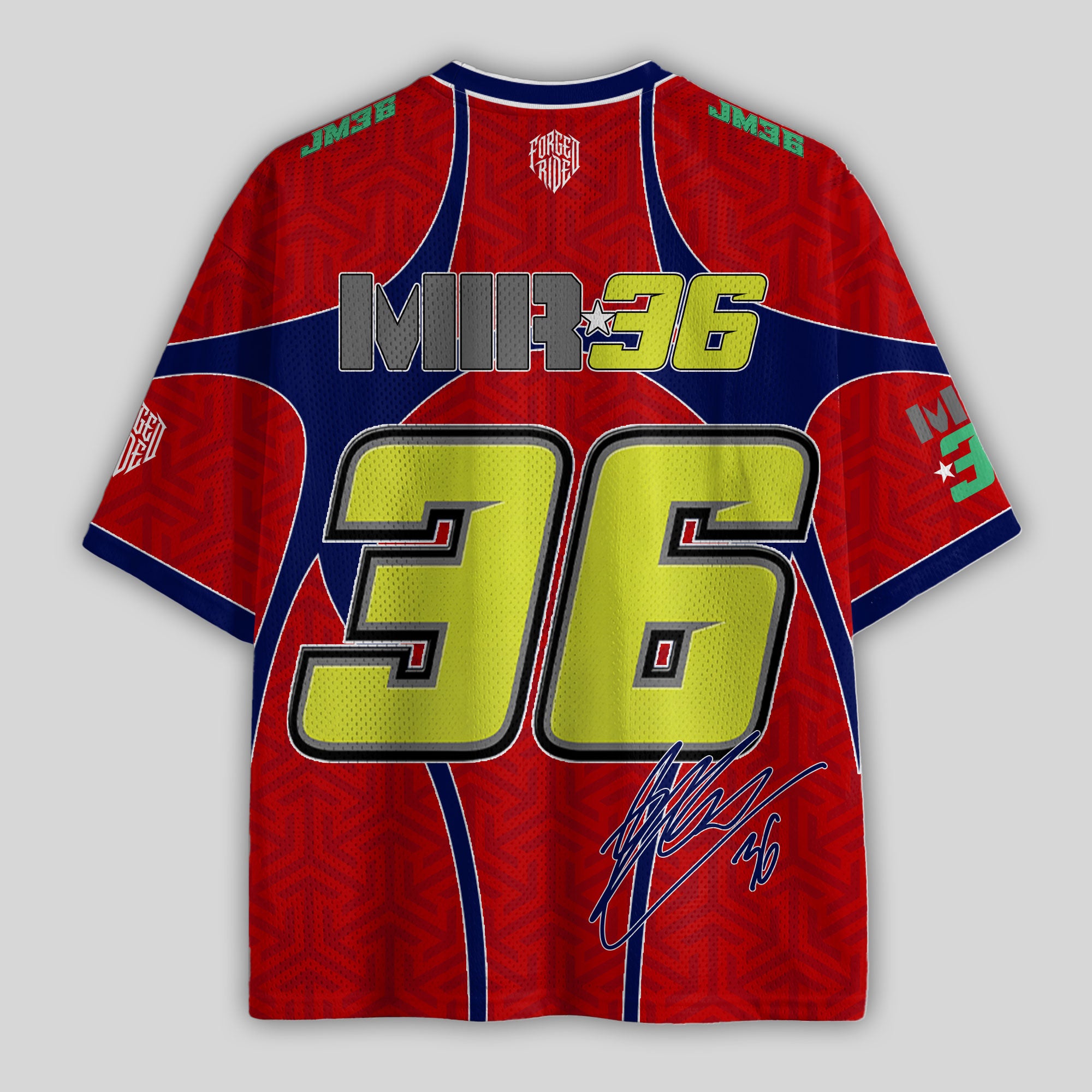 'MT' Mir #36 HRC Racing Mesh Football Jersey