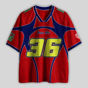 'MT' Mir #36 HRC Racing Mesh Football Jersey